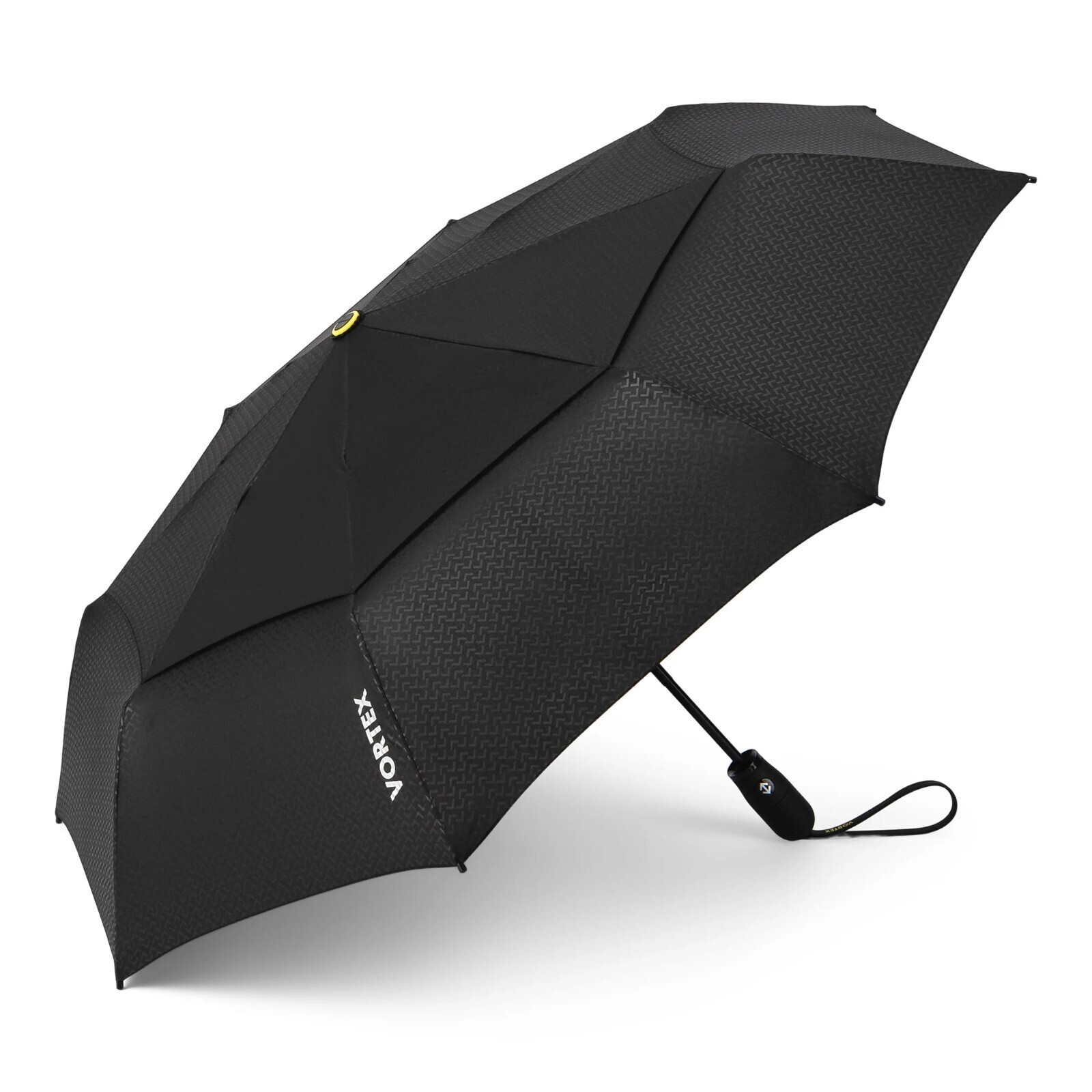 Shedrain Vortex V2 54 Vented Jumbo Compact Windproof Umbrella Black